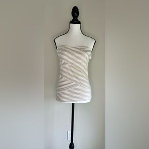 WHBM strapless top